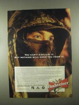 1997 Budweiser Beer Ad - You Can&#39;t Explain It - £14.78 GBP
