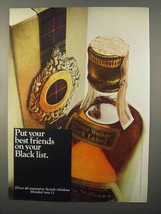 1966 Johnnie Walker Black Label Scotch Ad - Friends - £14.78 GBP