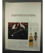 1966 Johnnie Walker Scotch Ad - Champion of the Tables - £14.72 GBP