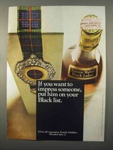 1966 Johnnie Walker Black Label Scotch Ad - Impress - £14.78 GBP