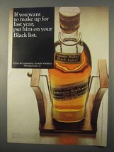 1966 Johnnie Walker Black Label Scotch Ad - Make Up - £13.82 GBP