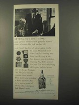 1966 Jack Daniel's Whiskey Ad - Getting Out the Medals - $18.49