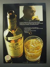 1966 Seagram&#39;s V.O. Whisky Ad - A Short Course - £14.57 GBP