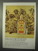 1966 Gordon's Gin Ad - Alexander Gordon Discovery - $18.49