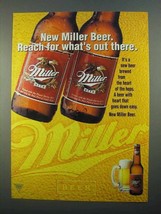 1996 Miller Beer Ad - Reach For What&#39;s Out There - £14.89 GBP