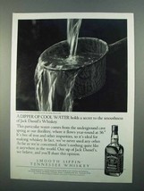 1996 Jack Daniel&#39;s Whiskey Ad - Dipper of Cool Water - £14.82 GBP