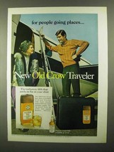 1968 Old Crow Bourbon Ad - For People Going Places - £14.78 GBP