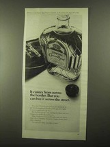 1968 Seagram's Crown Royal Whisky Ad - Across Border - $18.49