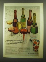 1968 Taylor Champagne Ad - Don&#39;t Need a Rule Book - £13.88 GBP