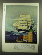 1968 Cutty Sark Scotch Ad - Americans Buy More - $18.49