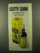 1968 Cutty Sark Scotch Ad - Americas No 1 Gift Scotch - $18.49