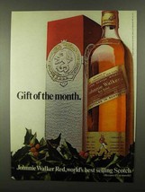 1968 Johnnie Walker Red Label Scotch Ad - Gift of Month - £14.53 GBP