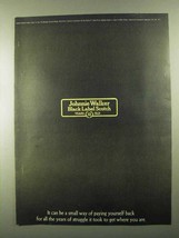 1968 Johnnie Walker Black Label Scotch Ad - Paying Back - £14.45 GBP