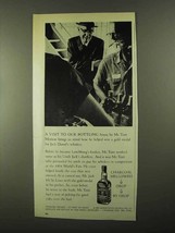 1968 Jack Daniel&#39;s Whiskey Ad - Visit to Bottling House - £14.56 GBP