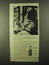 1968 Jack Daniel&#39;s Whiskey Ad - Had To Do Some Talking - £14.77 GBP