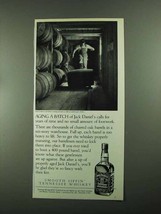 1987 Jack Daniel&#39;s Whiskey Ad - Aging a Batch - £14.45 GBP