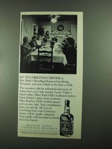 1987 Jack Daniel&#39;s Whiskey Ad - Sit to Christmas Dinner - $18.49