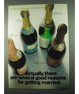 1969 Lejon Ad - Pink Champagne, Cold Duck, Extra Dry - £14.72 GBP