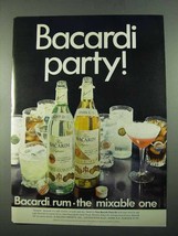 1969 Bacardi Rum Ad - Bacardi Party! - £13.99 GBP