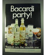 1969 Bacardi Rum Ad - Bacardi Party! - £14.76 GBP