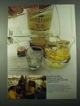 1969 Seagram&#39;s V.O. Canadian Whisky Ad - Modest - $18.49