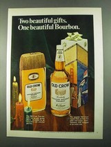 1969 Old Crow Bourbon Ad - Two Beautiful Gifts - £14.78 GBP