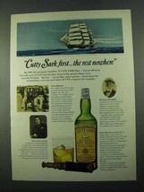 1969 Cutty Sark Scotch Ad - The Rest Nowhere - $18.49