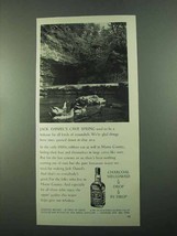 1969 Jack Daniel&#39;s Whiskey Ad - Cave Spring - £14.44 GBP