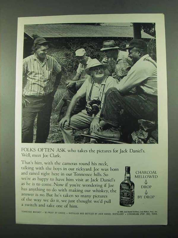 Primary image for 1969 Jack Daniel's Whiskey Ad - Folks Often Ask