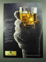 1969 Johnnie Walker Black Label Scotch Ad - Save Money - £14.53 GBP