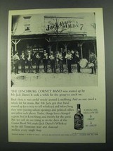 1969 Jack Daniel&#39;s Whiskey Ad - Lynchburg Cornet Band - £14.82 GBP