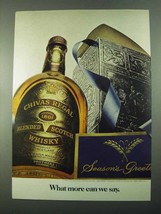1969 Chivas Regal Scotch Ad - What More Can We Say - $18.49