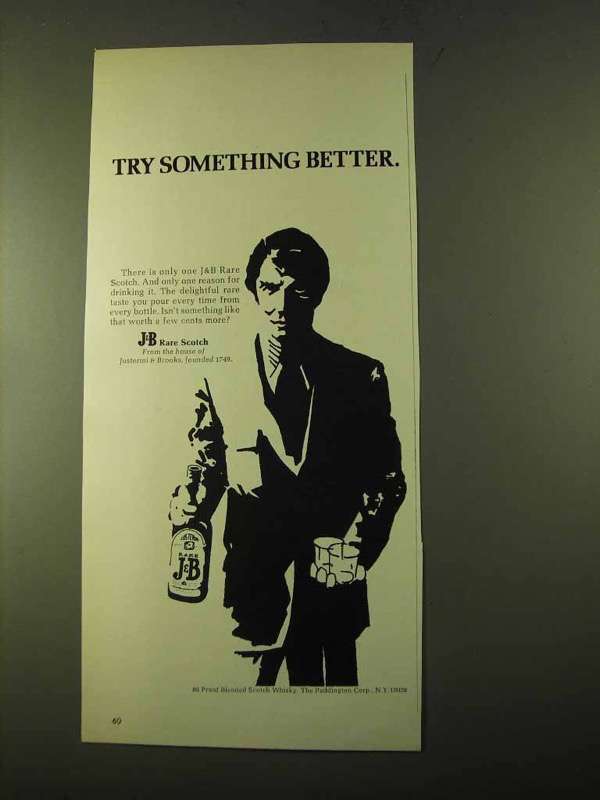 1970 J&B Scotch Ad - Something Better - £14.57 GBP