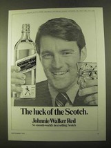 1970 Johnnie Walker Red Label Scotch Ad - The Luck of - £14.76 GBP