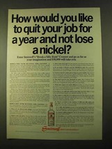 1970 Smirnoff Vodka Ad - Like To Quit Your Job - £14.46 GBP