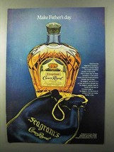 1971 Seagram&#39;s Crown Royal Whisky Ad - Father&#39;s Day - £14.76 GBP
