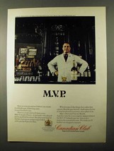 1971 Canadian Club Whisky Ad - M.V.P. - £14.78 GBP