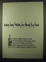 1971 Johnnie Walker Red Label Scotch Ad - £14.78 GBP