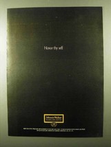 1971 Johnnie Walker Black Label Scotch Ad - Honor Self - £14.53 GBP