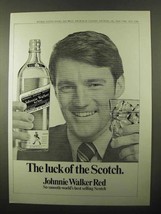 1971 Johnnie Walker Red Label Scotch Ad - The Luck - £14.76 GBP