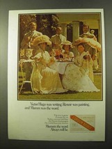 1972 Mumm Champagne Ad - Victor Hugo, Renoir - £14.78 GBP
