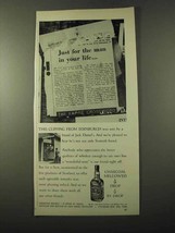 1972 Jack Daniel's Whiskey Ad - Clipping from Edinburgh - £14.50 GBP