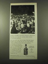 1972 Jack Daniel&#39;s Whiskey Ad - Moore County - £14.74 GBP