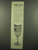1974 Austin, Nichols Chateau-Figeac Wine Ad - £14.74 GBP