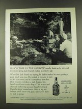 1973 Jack Daniels Whiskey Ad - Lunch Time in the Hollow - £14.78 GBP