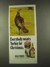 1973 Wild Turkey Bourbon Ad - Wants for Christmas - £14.78 GBP