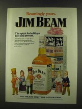 1973 Jim Beam Bourbon Ad - Beamingly Yours - $18.49
