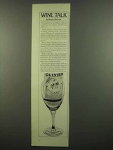 1974 Austin, Nichols Olivier Wine Ad - £14.74 GBP