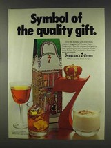 1977 Seagram's 7 Crown Whisky Ad - Quality Gift - £14.54 GBP