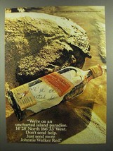 1974 Johnnie Walker Red Label Scotch Ad - On Island - £14.78 GBP